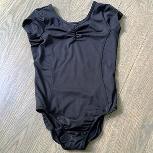 Girls Black Leotard Size Medium